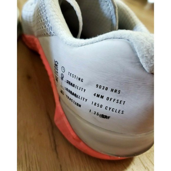 Nike Womens Metcon 5 Gray Sneakers Size 12 - Picture 5 of 7